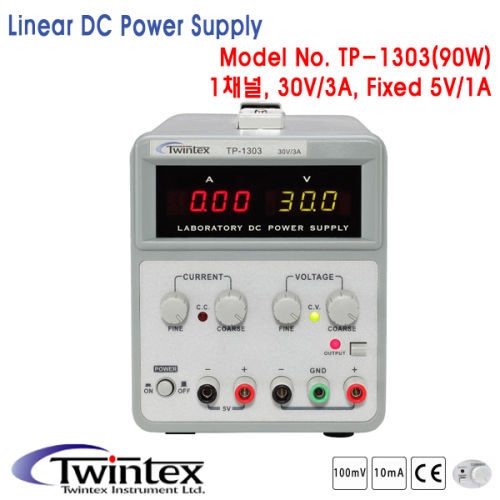 [TWINTEX TP-1303] 30V/3A, 5V/1A, 95W, DC전원공급기
